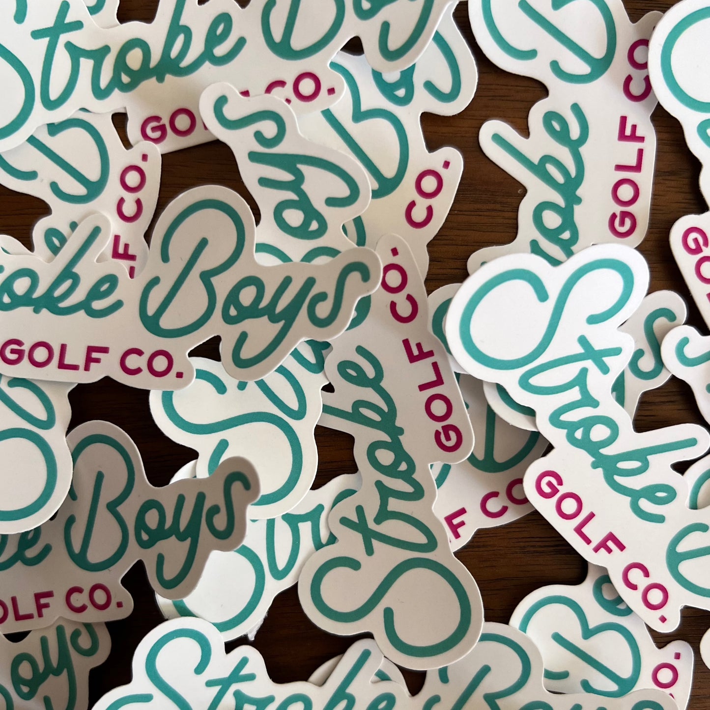 STROKE BOYS SCRIPT STICKER